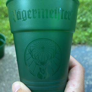 Set of 12 JagerMeister green concert solo cups